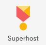 Biểu tượng Super host airbnb